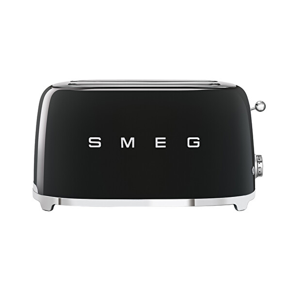 Smeg KLF04BLEU Siyah Isı Ayarlı Kettle ve TSF02BLEU 2x4 Ekmek Kızartma Makinesi Seti