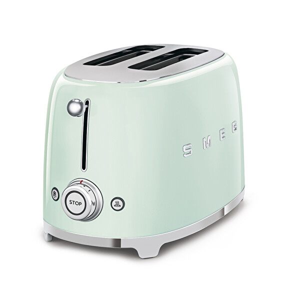 Smeg 50's Style KLF03PGEU Pastel Yeşil Kettle TSF01PGEU 1x2 Ekmek Kızartma Makinesi ve DCF02PGEU Filtre Kahve Makine Seti