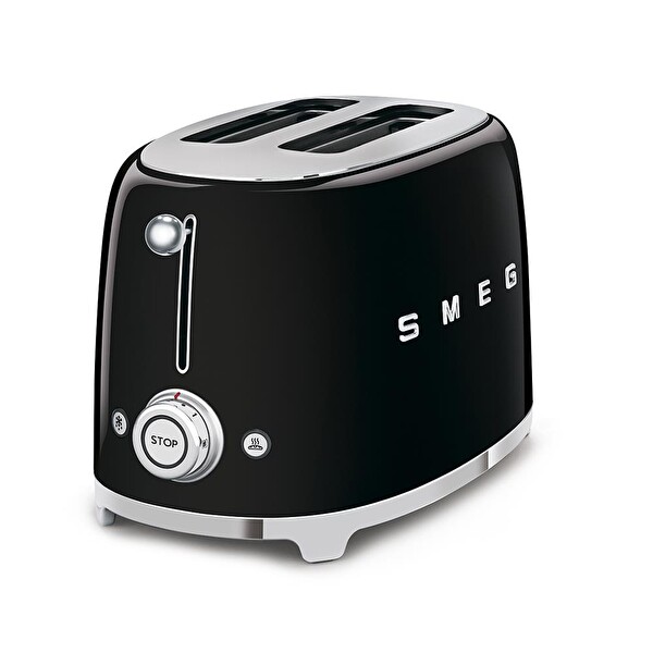 Smeg Siyah Kettle 1x2 Ekmek Kızartma Makinesi ve Narenciye Sıkacağı Seti