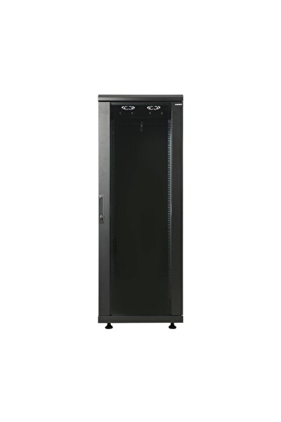42U 800x800 MM 19" Dikili Tip Network Rack Kabinet Siyah