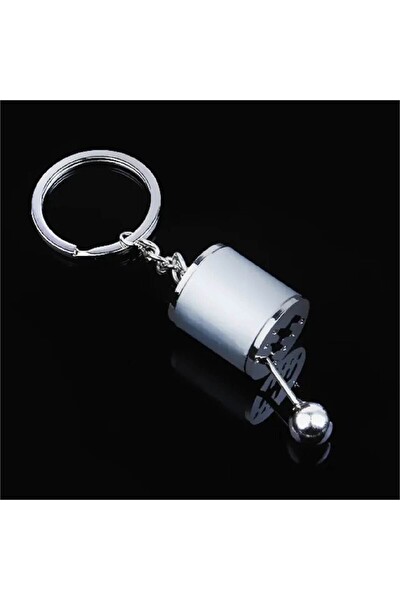 Mega Oto Market Vites Metal Gri Araba Anahtarlık