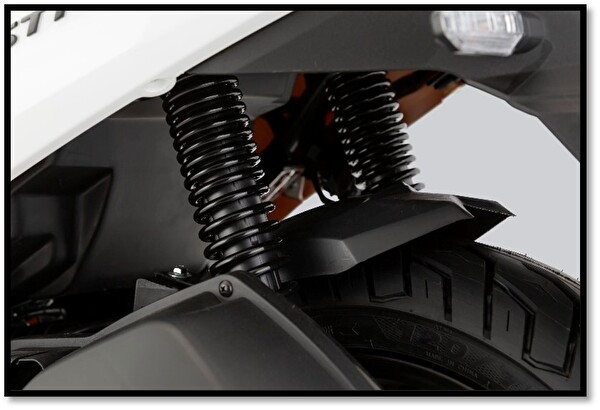 Mondial Strada 125 CC Gri Scooter Motosiklet - 2024 Model