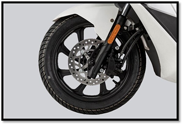 Mondial Strada 125 CC Beyaz Scooter Motosiklet - 2024 Model