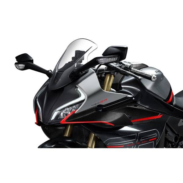 Cfmoto 450 SR Beyaz-Siyah 450 CC Sport Racing Motosiklet - 2024 Model