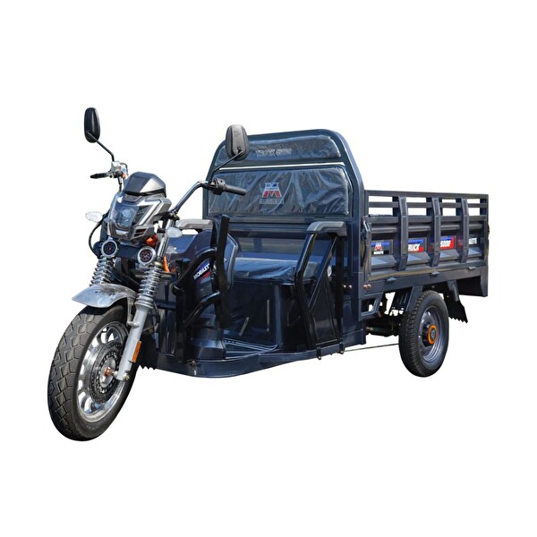 Mobilette Truck 45000 3 Teker Mavi Elektrikli Trıcycle Moped - 2024 Model