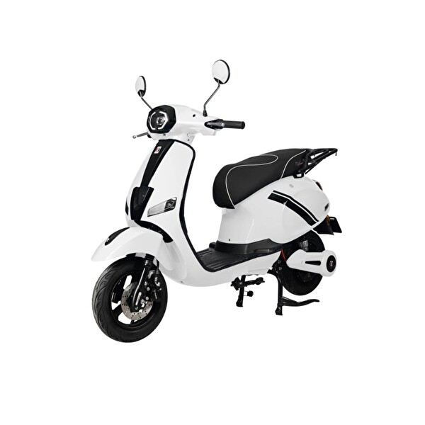 Mobilette Wind 5500 Krem Elektrikli Scooter - 2024 Model