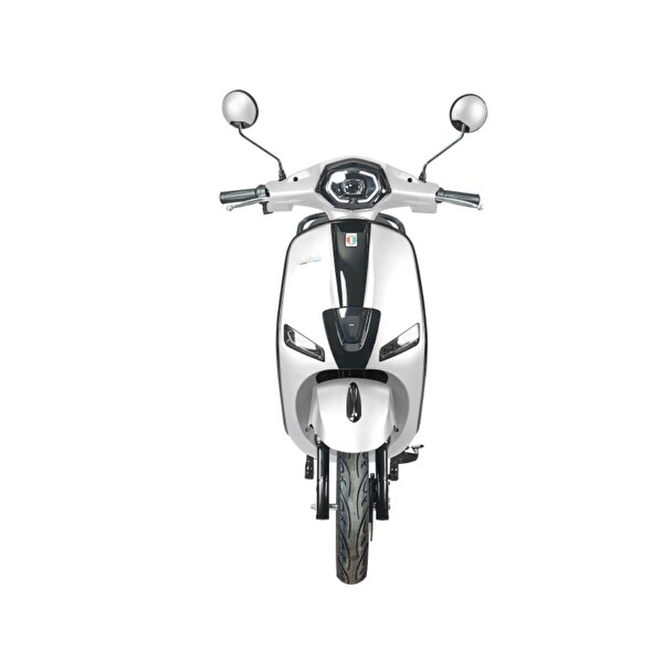 Mobilette Wind 5500 Krem Elektrikli Scooter - 2024 Model