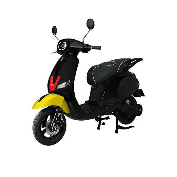 Mobilette Wind 5500 Siyah Elektrikli Scooter - 2024 Model