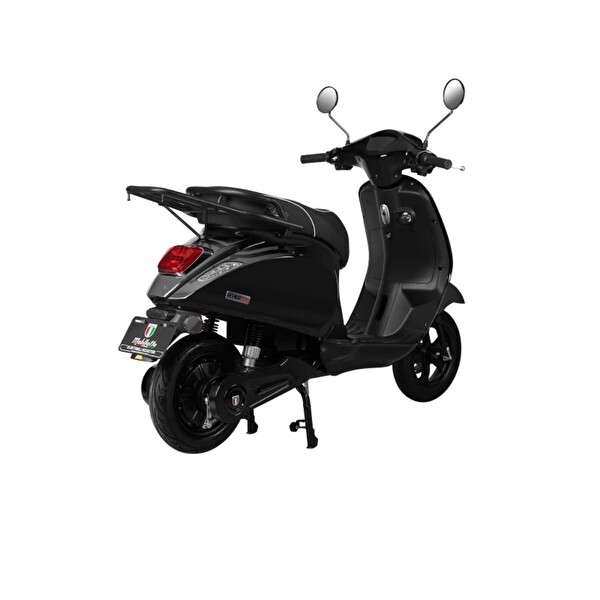 Mobilette Wind 5500 Siyah Elektrikli Scooter - 2024 Model