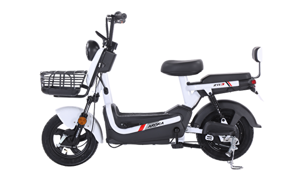 Arora Zr3 Beyaz Elektrikli Motosiklet