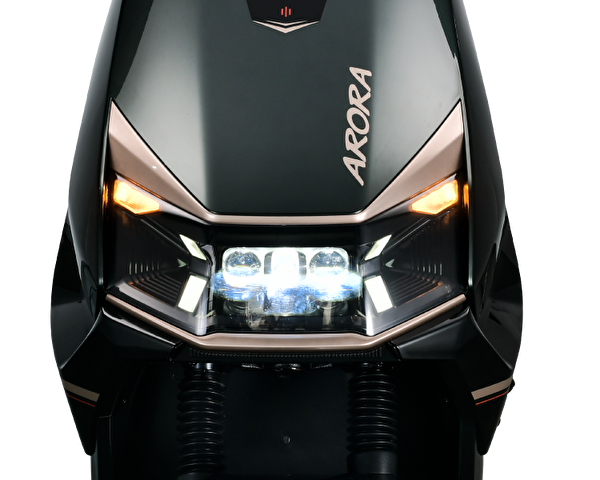 Arora Zr7 Elektrikli Motosiklet Grafen Akülü Turuncu Renk