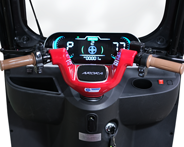 Arora Felix Pro New Elektrikli 3 Tekerlekli Moped Geniş Koltuk