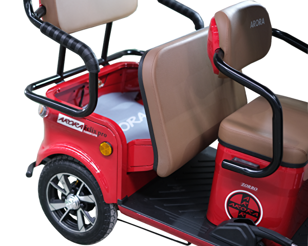 Arora Felix Pro New Elektrikli 3 Tekerlekli Moped Geniş Koltuk