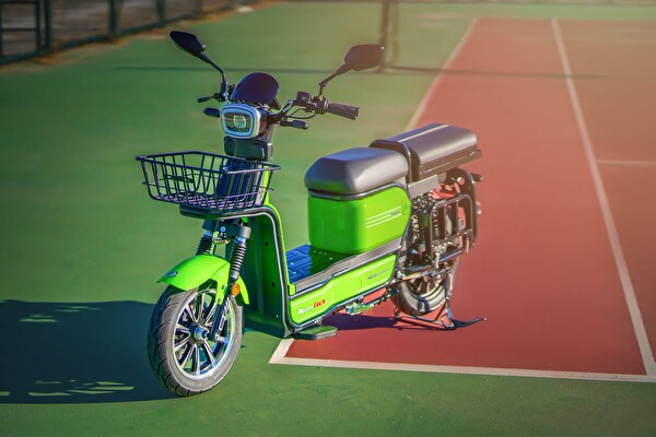 Motolux Pitton Yeşil Elektrikli Motosiklet