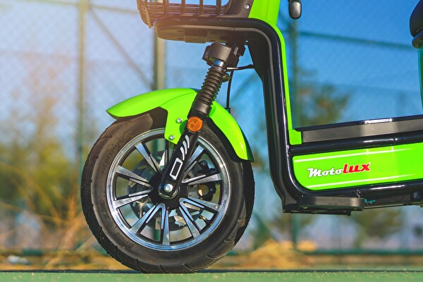 Motolux Pitton Yeşil Elektrikli Motosiklet