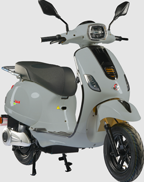 Motolux E-Vintage Elektrikli Motosiklet Gri