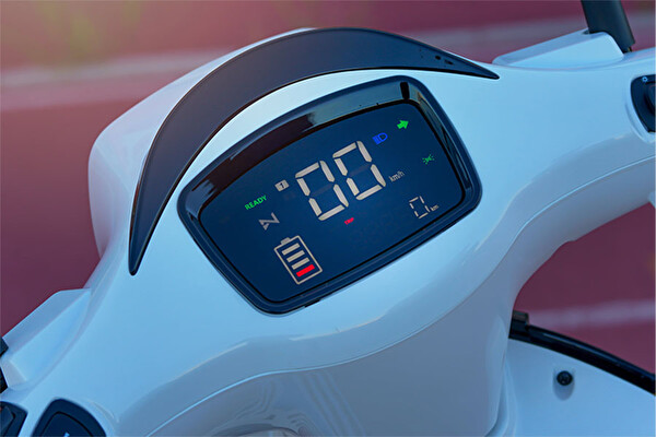 Motolux E-Vintage Elektrikli Motosiklet Gri