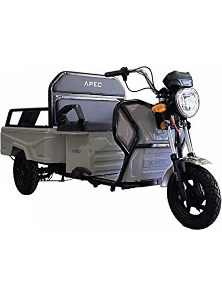 Apec Apt4 3 Teker Moped Koyu Metalık Gri