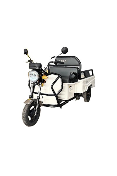 Apec APT4 Beyaz Üç Tekerlekli Elektrikli Motosiklet