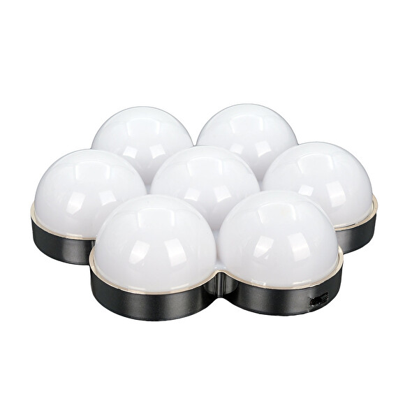 7 Ledli 12V 3W RGB İç Mekan Tavan Aydınlatma Disko Ledi