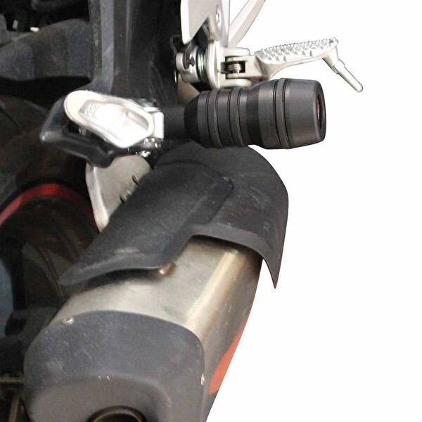 GP Kompozit CF Moto 450 SR 2023-2024 Uyumlu Egzoz Koruma Takozu Siyah