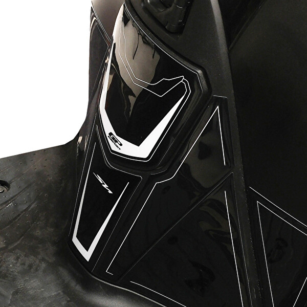 GP Kompozit Honda SH 125 2024-2025 Uyumlu Tank Pad - Siyah