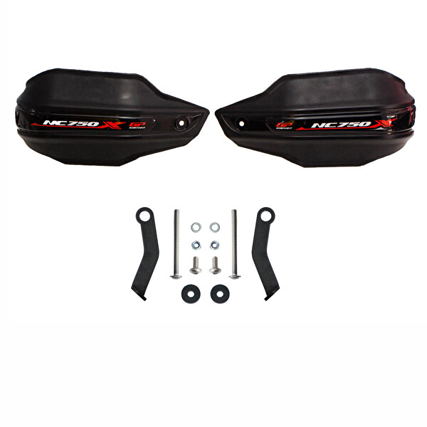 GP Kompozit Honda NC 750 X 2012-2025 Uyumlu Plastik Elcik Koruma - Siyah