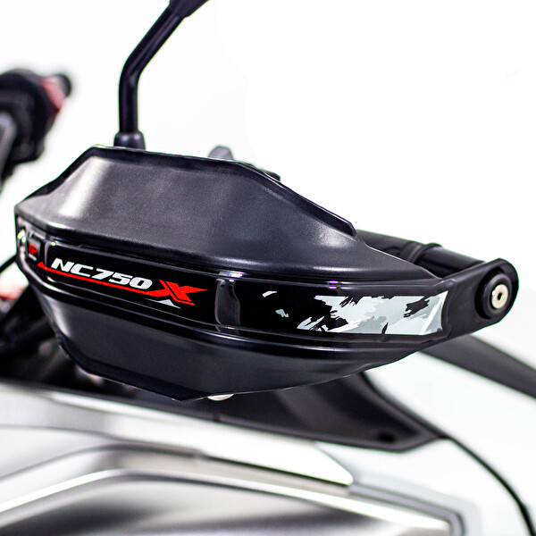 GP Kompozit Honda NC 750 X 2012-2025 Uyumlu Plastik Elcik Koruma - Siyah