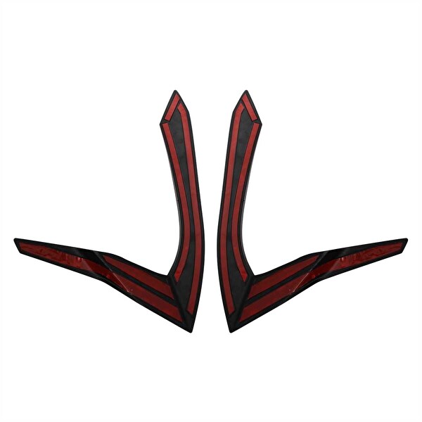 GP Kompozit Honda PCX 125 / 150 2021-2024 Uyumlu Üst Bacak Koruma Siyah