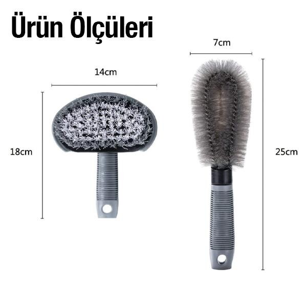 Sepetine Gelsin 6 Parçalı Premium Araba Ve Lastik Temizleme Seti