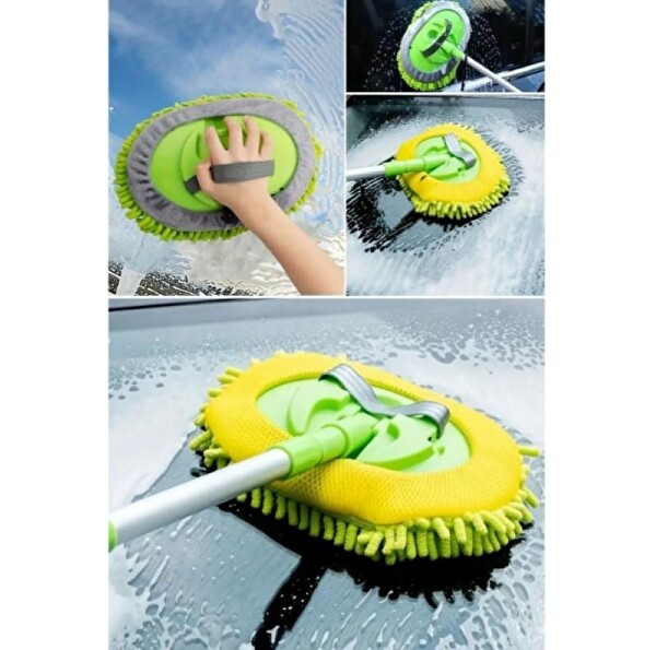 ZHL Tools Yedek Bezli Mikrofiber Araba Yıkama Fırçası