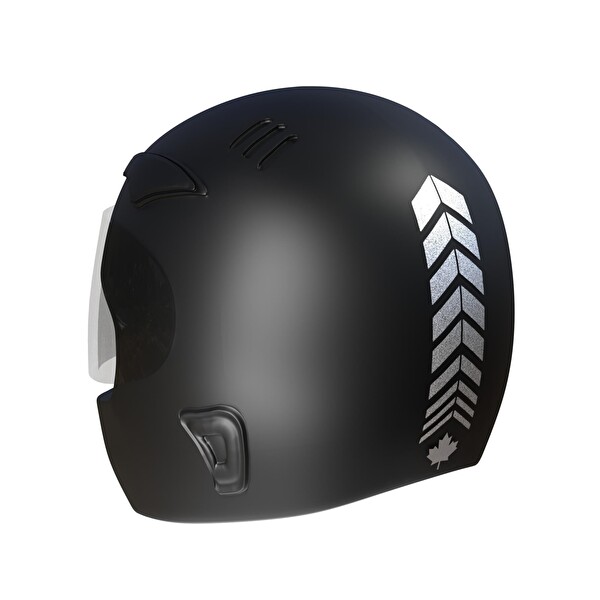 Çınar Extreme Moto Rider Yaldızlı Gümüş İç Dış Jant Şeridi Kask ve Çamurluk 4'lü Sticker Seti