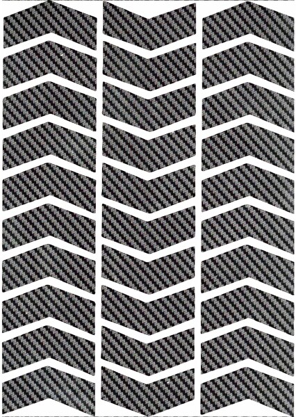 Çınar Extreme Ok Şeklinde Gerçek Karbon Fiber Dokulu Sticker