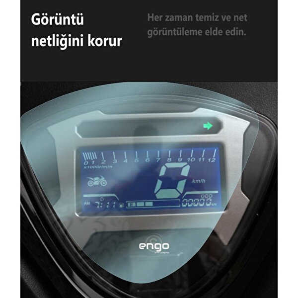 Engo Arora Quantum Ekran Koruyucu 50-125 CC Dijital Gösterge