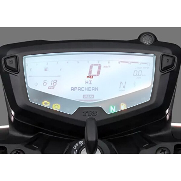 Engo TVS Apache RTR 200 Ekran Koruyucu Dijital Gösterge KM Ekranı