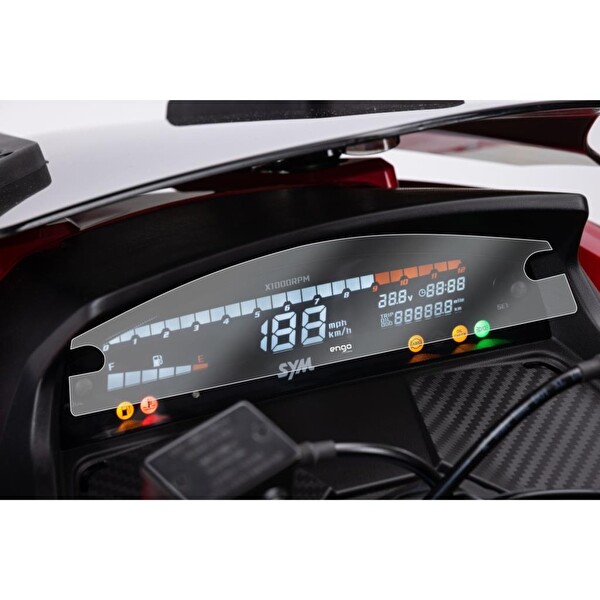 Engo SYM JET X Mat Ekran Koruyucu Dijital Gösterge Scooter