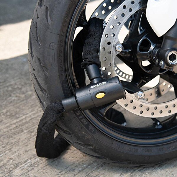 Oxford Motosiklet Alarmlı Zincir Kilit 10x2.0 MM LK132