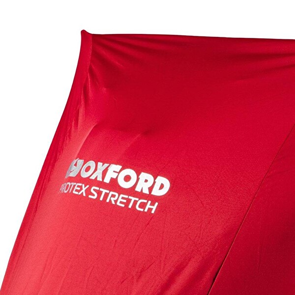 Oxford Motosiklet Protex Indoor Premium Stretch-Fit Kılıf İç Mekan Large Kırmızı CV176