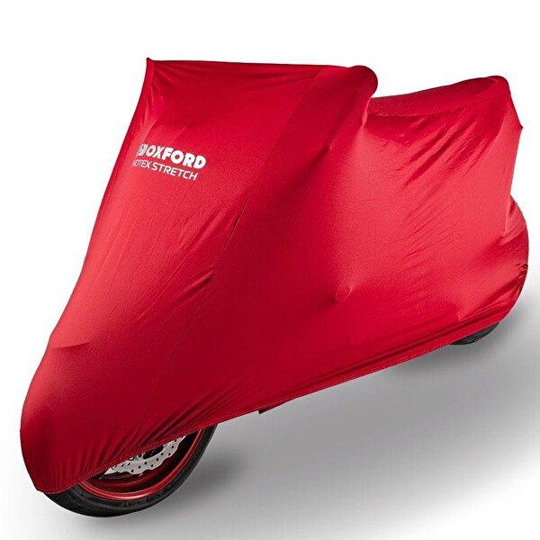 Motosiklet Protex Indoor Premium Stretch-Fit Kılıf İç Mekan Medium Kırmızı CV175