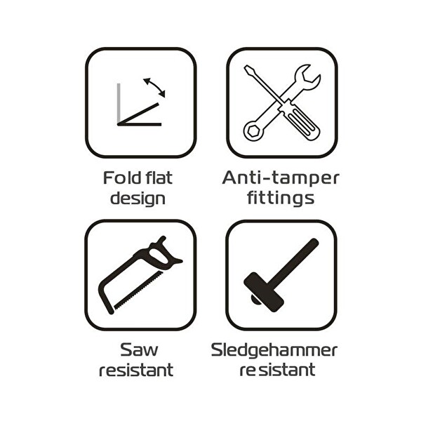 Oxford Motosiklet TaskForce Ground Wall Anchor Kit Zemin ve Duvar Sabitleyici LK408