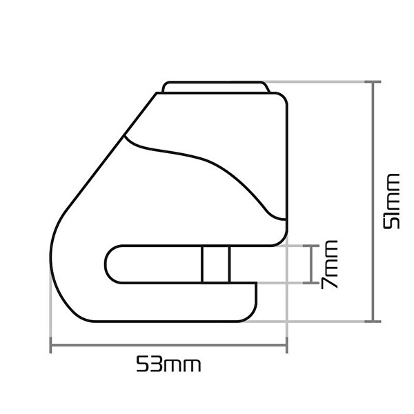 Oxford Motosiklet Micro XD5 Disk Kilidi LK205