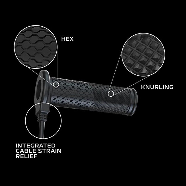 Oxford Motosiklet HotGrips Pro Touring Elcik Isıtma EL391