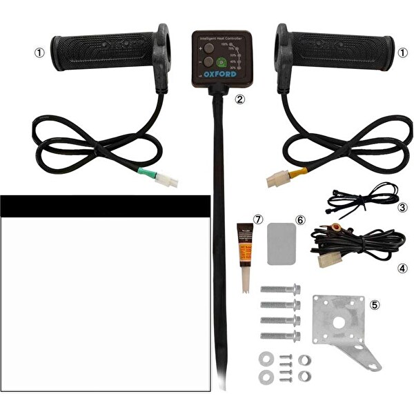 Oxford Motosiklet HotGrips Premium Adventure Elcik Isıtma OF690