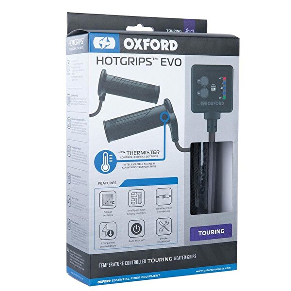 Oxford Motosiklet HotGrips Evo Touring Elcik Isıtma EL421