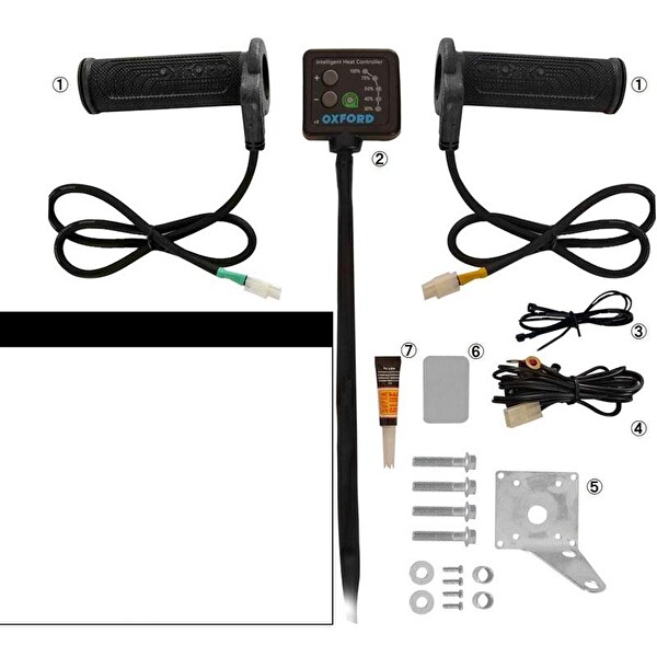 Oxford Motosiklet HotGrips Premium Retro Elcik Isıtma EL693