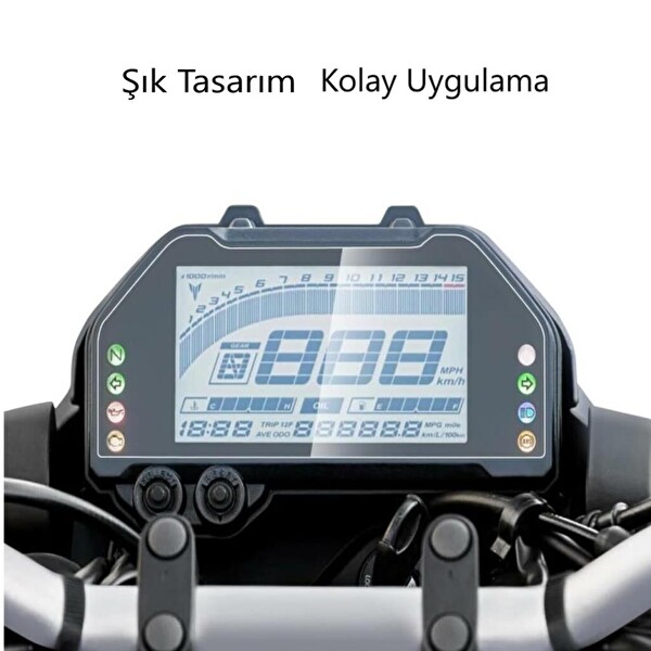 Engo Yamaha R7 Ekran Koruyucu Nano TFT Dijital Gösterge Parlak