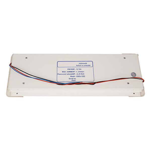 Mega Oto Market 2x8 Watt 12V DC ile Uyumlu Elektronik Gömme Tip Tavan Aydınlatma Armatürü