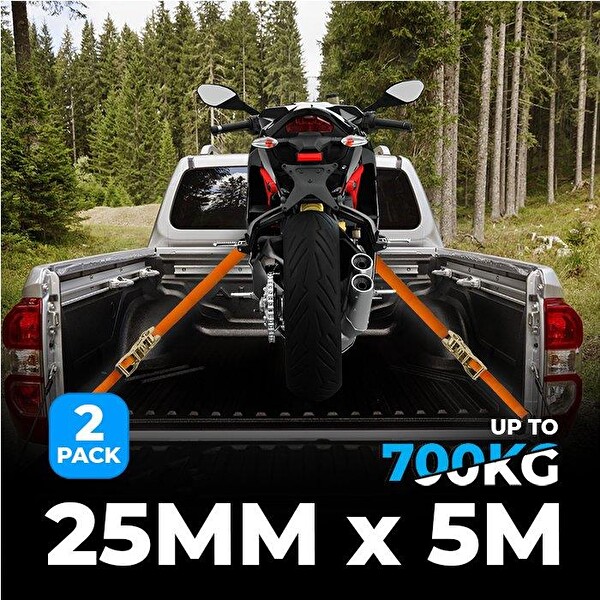 Simply Brands Circir Baglama Kayışı - Halat 2 Adet 700 KG 25 MM x 5 M