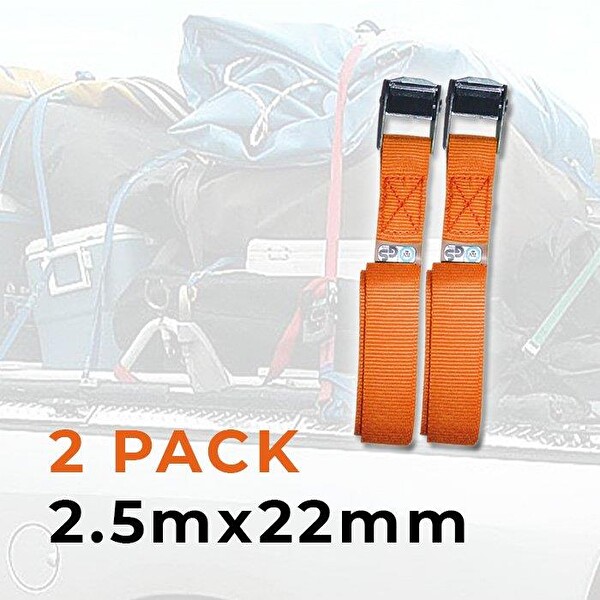 Simply Brands Baglama Kayisi 2 Adet 25 MM x 2.5 M 250 KG