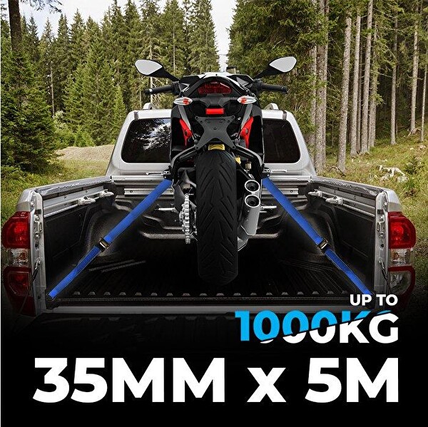 Simply Brands Circir Baglama Kayışı - Halat 1000 KG 35 MM x 5 M